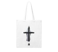 YYHHAOFA The Ghost Behind the Cross Prints Woman Canvas Tote Bag Strong and durable for traveling, shopping, Daily One Size