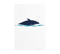 YYHHAOFA The little white rabbit who saved the whale Prints Tin decorative painting 8x12in Made of tinplate, wear-resistant and durable