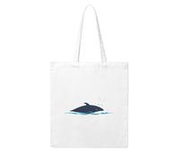 YYHHAOFA The little white rabbit who saved the whale Prints Woman Canvas Tote Bag Strong and durable for traveling, shopping, Daily One Size