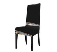 YYHHAOFA The lonely boat Printed dining chair cover is easy to disassemble and made of high resilience fabric that is wear-resistant