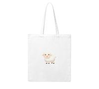 YYHHAOFA The shy little sheep Prints Woman Canvas Tote Bag Strong and durable for traveling, shopping, Daily One Size