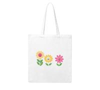 YYHHAOFA The smile of flowers Prints Woman Canvas Tote Bag Strong and durable for traveling, shopping, Daily One Size