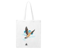 YYHHAOFA The sparrow through the clouds Prints Woman Canvas Tote Bag Strong and durable for traveling, shopping, Daily One Size