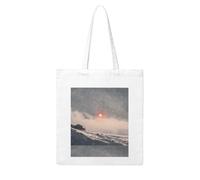YYHHAOFA The Sun on a Snowy Day Prints Woman Canvas Tote Bag Strong and durable for traveling, shopping, Daily One Size