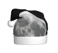 YYHHAOFA The terrifying bat moon Picture Christmas Hat for Adult for men and women clothing headband for festive occasions