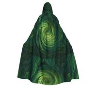 YYHHAOFA The Whirlpool In Nature Pattern Halloween Adult Hooded Cape Men'S And Women'S Clothing Mantle Role-Playing