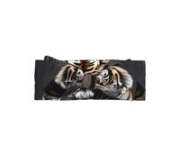 YYHHAOFA Tiger at rest Prints Baby Bow Throw - Soft & Stretchy Nylon-Spandex Headband for Newborns 0-6 Months - Ideal Shower Gift