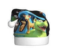 YYHHAOFA Tourists taking the train Picture Christmas Hat for Adult for men and women clothing headband for festive occasions