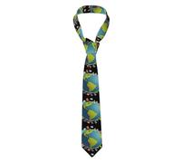 YYHHAOFA Travel around the world with dreams Picture Men's tie classic style suit cravat suitable for holidays and work