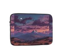 YYHHAOFA Twilight on The Mountain Picture Portable Laptop Sleeve Case - Shockproof Portable Laptop Sleeve Bag 17 inch for Men and Women Business Travel, Office Daily Use