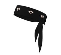 YYHHAOFA Two hearts holding hands Printed Sports headscarf, sweat absorbing and breathable, motion headband, double-sided kerchief