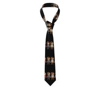 YYHHAOFA Various outfits for the little hedgehog Picture Men's tie classic style suit cravat suitable for holidays and work
