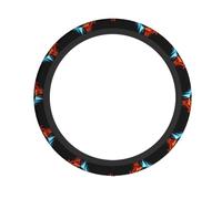 YYHHAOFA Water and Fire Prints Comfort Grip Wheel Layer - Revitalize Your Drive & Protect Your Interior