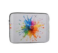 YYHHAOFA Watercolor and Ink Splash Picture Portable Laptop Sleeve Case - Shockproof Portable Laptop Sleeve Bag 10 inch for Men and Women Business Travel, Office Daily Use