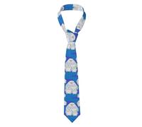 YYHHAOFA White Bear Family Picture Men's tie classic style suit cravat suitable for holidays and work