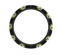 YYHHAOFA White Jasmine Prints Comfort Grip Wheel Layer - Revitalize Your Drive & Protect Your Interior