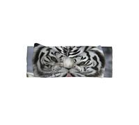 YYHHAOFA White Tiger Prints Baby Bow Throw - Soft & Stretchy Nylon-Spandex Headband for Newborns 0-6 Months - Ideal Shower Gift