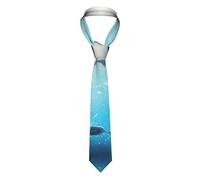 YYHHAOFA winter the dolphin Prints Men's Necktie : Soft and comfortable Durable Suitable for daily gatherings