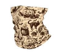 YYHHAOFA Witch Hat Prints Multifunctional Sport Headband - Seamless, Breathable, Quick-Dry Throw for Hiking, Biking & Travel