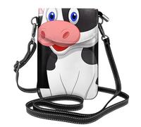 YYHHAOFA women Small Cell Phone Purse Dairy Cow Prints : Multifunction,Soft, durable,Convenient for daily use and travel Black