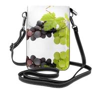 YYHHAOFA women Small Cell Phone Purse Purple and green grapes Prints : Multifunction,Soft, durable,Convenient for daily use and travel