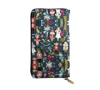 YYHHAOFA Women's Nutcracker Ballet Xmas Dance Prints Leather Long Clutch Wallet : Comfortable, Lightweight,Fashion, Durable 7.48 x 4.13 in