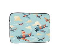 YYHHAOFA World war Aircraft Picture Portable Laptop Sleeve Case - Shockproof Portable Laptop Sleeve Bag 17 inch for Men and Women Business Travel, Office Daily Use