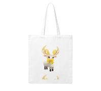 YYHHAOFA Yellow bow lamb Prints Woman Canvas Tote Bag Strong and durable for traveling, shopping, Daily One Size