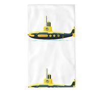 YYHHAOFA Yellow Submarine Prints Towel Towels 27.5x16in Skin-Friendly Absorbent Fluffy and Soft for Bathroom, Beach, Outdoors
