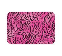 YYHHAOFA zebra tiger leopard pink Prints Hem Mat 40x60 - Well-crafted Bath Throw Rug for Spa-Like Comfort & Easy Cleaning
