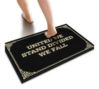 YYHLEH Cool Room Accessories For Teens Boys United We Stand Divided Fall Floor Mat Funny Outdoor Doormat Bathroom Mat Set(40X60CM)