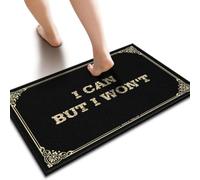 YYHLEH Garage Decor For Men I Can But Won't Doormat | Outside Fall Decor Backyard Bar Decor Outdoor Patio Decor Bath Rugs For Bathroom Non Sli(50X80CM)