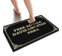 YYHLEH Indoor Door Mat Non Slip Free Angela Davis Libertad Para Doormat | Gifts For Home Decor Unique Door Mats Indoor Entra Fall Door Rug Boys Bedroom Decorations(50X80CM)