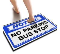 YYHLEH Large Door Mats Outdoor Notice NO Parking Bus Stop Doormat | Fall Rugs For Front Door Door Mat Outdoor Entrance Pads & Mat Farmhouse Door Mats Outdoor(65X90CM)