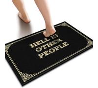 YYHLEH Out Door Mat Outdoor Hell Is Other People Doormat | Funny Door Mats For Front Door Room Accessories Fo Fall Outside Door Mats Man Cave Furniture(50X80CM)