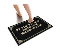 YYHLEH Outdoor Winter Rug Be The Reason Someone Smile Today Doormat Backyard Bar Decor Outdoor Decorations For Patio(40X60CM)