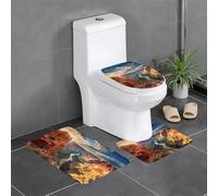 YYHWHJDE 3-Piece Anti Slip Floor Mat Set Grand Canyon, Arizona Prints Bathroom Rugs for Ultimate Comfort, Master Bathrooms