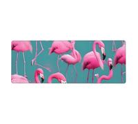 YYHWHJDE A Flock Of Flamingos Pattern Extra Large Mouse Pad Strong Adhesion, Durable, Precise Locking Edge 12x31.5in