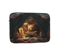 YYHWHJDE A Little Bear Learning Knowledge Prints Protective Shockproof Portable Laptop Sleeve Case 17 inch for Men and Women Business Travel, and Office Daily Use