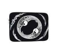 YYHWHJDE A yin and yang Symbol Printing Portable Laptop Sleeve Case 17 inch Shockproof Bag for Men and Women Business Travel, and Office Daily Use