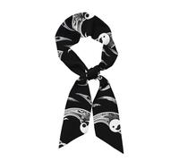 YYHWHJDE A yin and yang symbol Printing Women's Fashion Scarf Suitable as Scarves, hair scarves, headbands, headbands, handbands