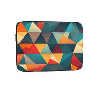 YYHWHJDE Abstract Geometric Pattern Pattern Shockproof Portable Laptop 15 inch Sleeve Bag for Men and Women - Ideal for Business Travel, School, and Daily Use