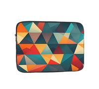 YYHWHJDE Abstract Geometric Pattern Picture Shockproof Portable Laptop Sleeve Case 12 inch for Men and Women Business Travel, School, and Office Daily Use