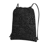 YYHWHJDE Abstract Science Chemistry Prints Drawstring Backpack - Lightweight, Waterproof Sport Throw Cover for Gym, Travel & Everyday Essentials