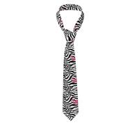 YYHWHJDE Abstract zebra Prints Men's Necktie Soft & Comfortable, Non-Deforming, Fade-Resistant, Durable (57X3.1 inch)