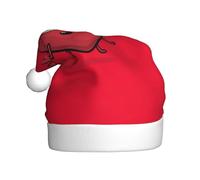 YYHWHJDE Adorably clumsy heart Pattern Christmas Hat for Adult Soft and Fluffy, Ideal for Long-Term Use