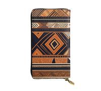 YYHWHJDE African National Patterns Picture Quality Leather Long Clutch Wallet Designed for Fashion Girls and Women Stylish 7.48 x 4.13 in