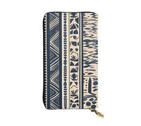 YYHWHJDE African Peoples Illustration Picture Quality Leather Long Clutch Wallet Designed for Fashion Girls and Women Stylish 7.48 x 4.13 in