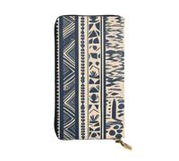 YYHWHJDE African peoples illustration Prints Leather long clutch wallet Designed for fashion girls and women stylish and personalized 7.48 x 4.13 in, Black, One Size