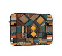 YYHWHJDE African Style Patchwork Pattern Shockproof Portable Laptop 12 inch Sleeve Bag for Men and Women - Ideal for Business Travel, School, and Daily Use